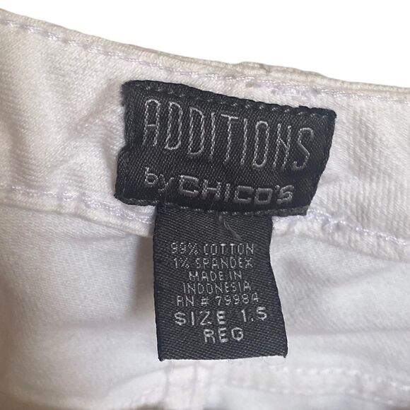 Additions by Chico’s White Jeans Size 1.5R/10 - Picture 2 of 5